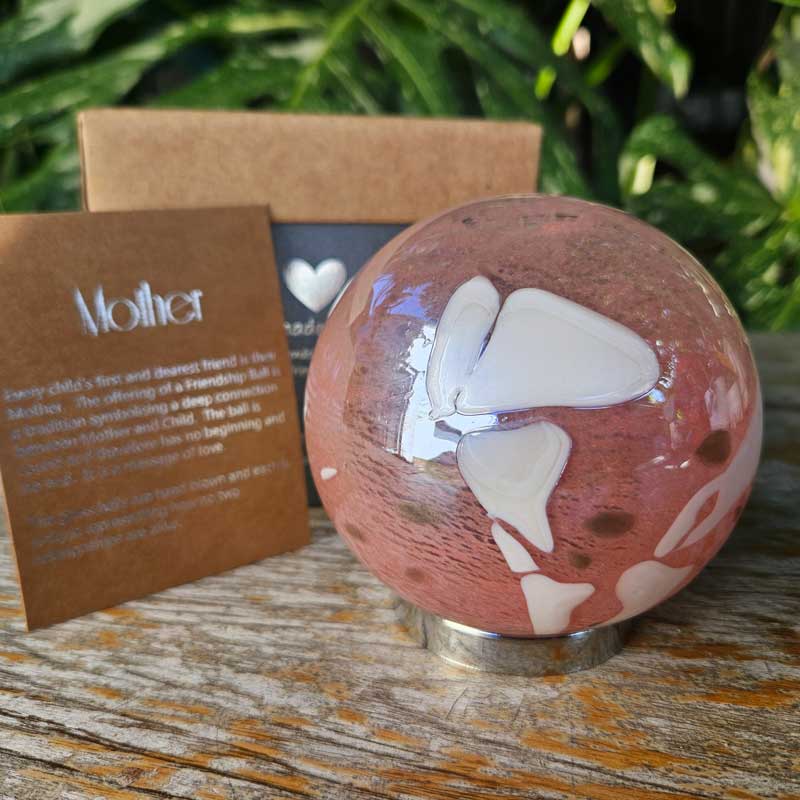 Mother Friendship Ball Blush Pink and Gold