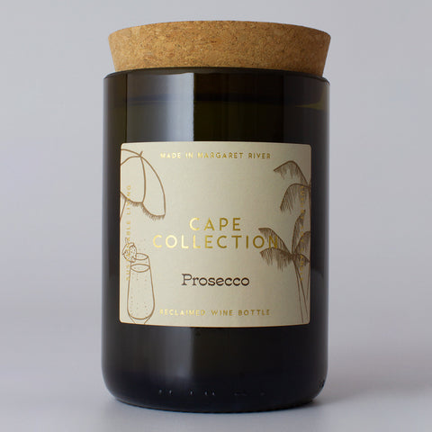 Prosecco Champagne Bottle Soy Candle - Cocktail Collection