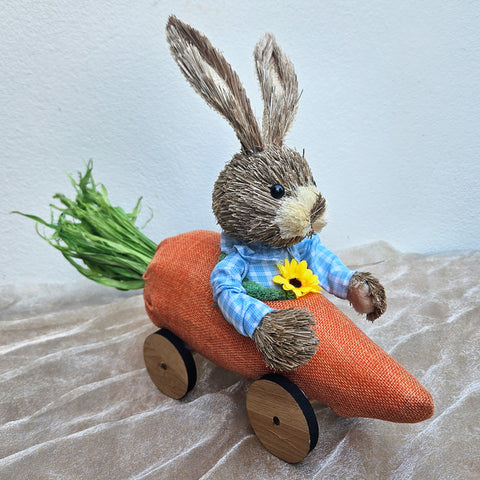Rabbit Straw On Carrot Train