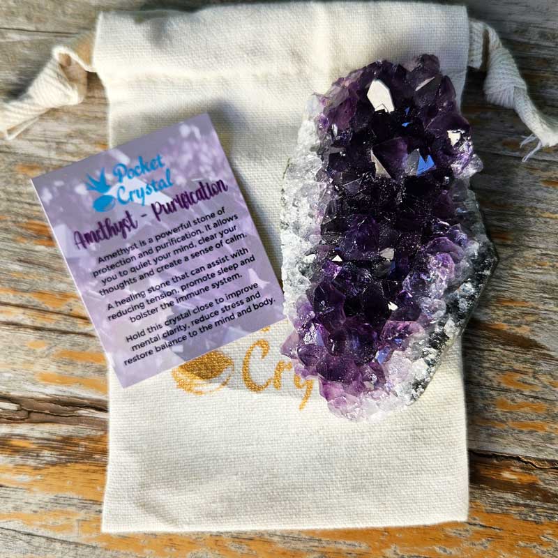 Amethyst Pocket Crystal Cluster - Purification (Large)