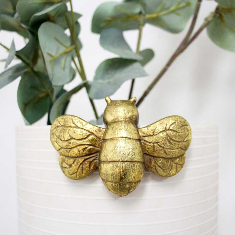 Bee Pot Hanger - Gold