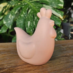 Penny Hen Ceramic Figurine - Blush