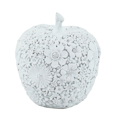 Daisy Floral Apple Small - White