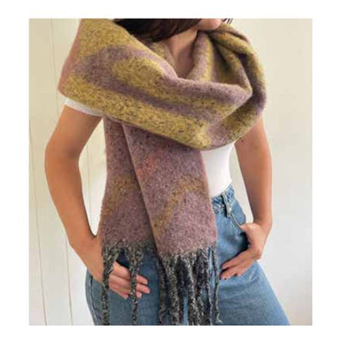 Fall For Me Aubergine Winter Scarf