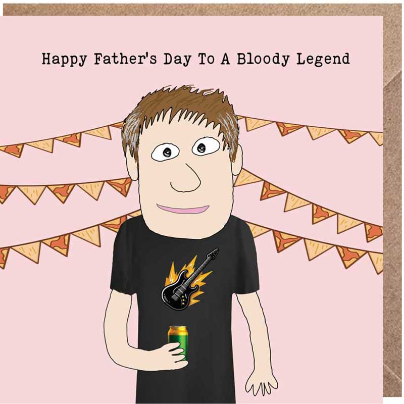 Lucy Loves Life Card - Happy Father's Day Legend