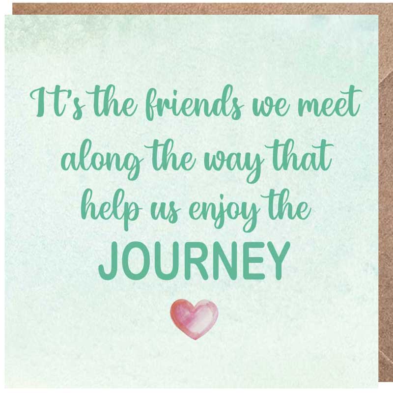 Lucy Loves Life Card - Friends Help Us Enjoy The Journey