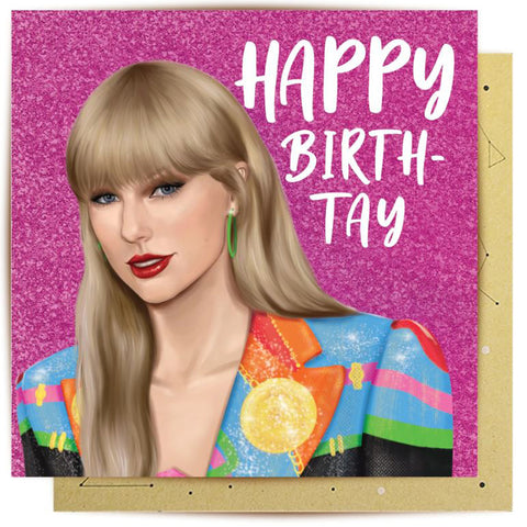 Happy Birth-Tay Taylor Swift Greeting Card