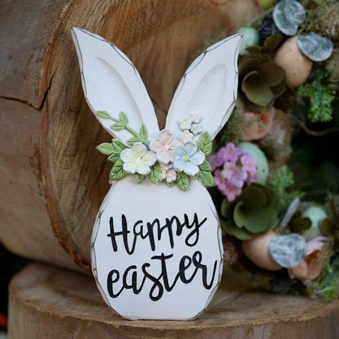 Happy Easter Bunny Rabbit Sign