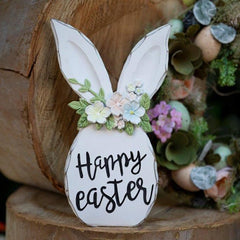 Happy Easter Bunny Rabbit Sign