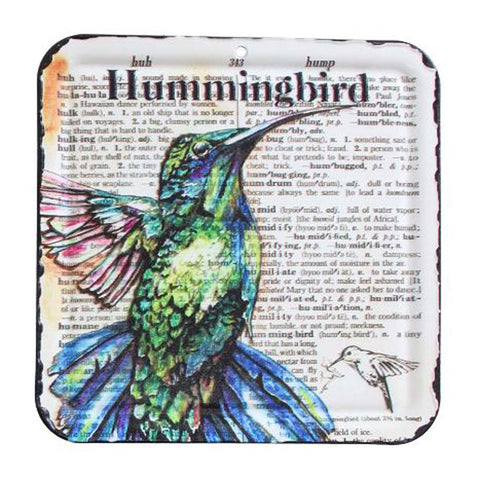 Hummingbird Metal Nature Coaster
