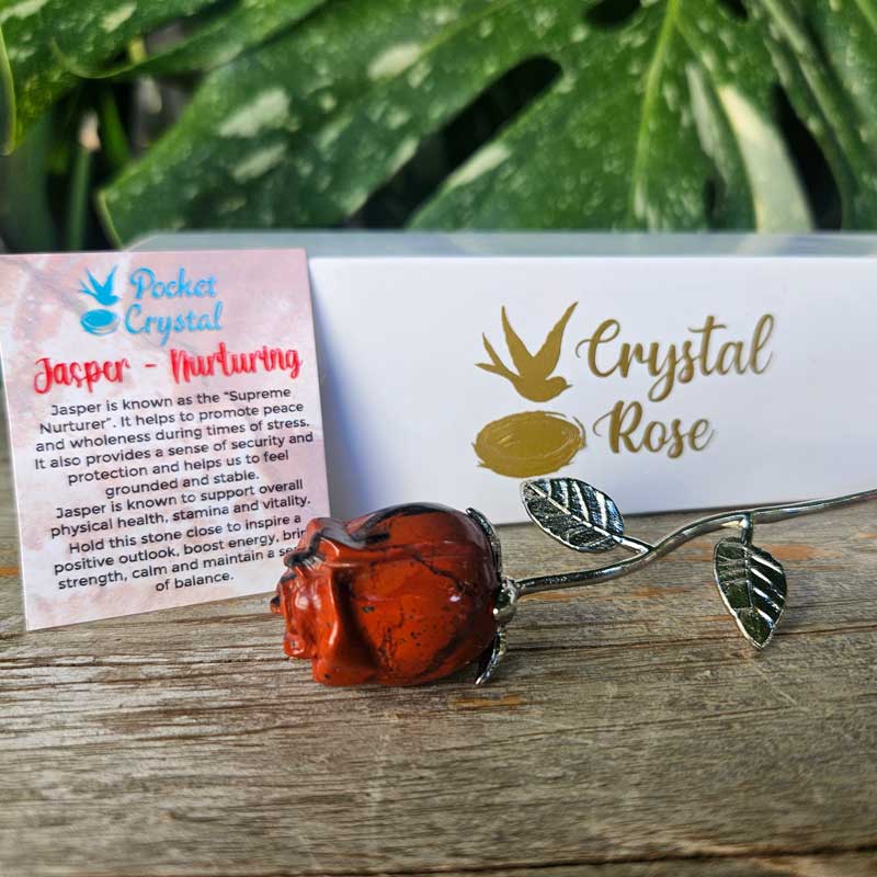 Jasper Crystal Rose - Nurturing