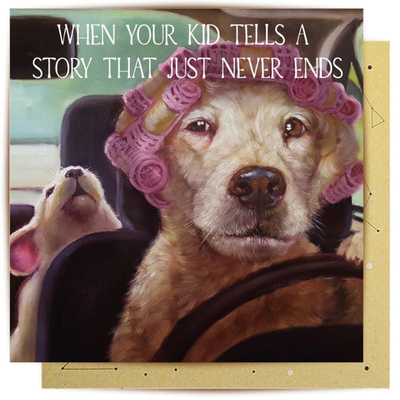 Labrador Mum Funny Greeting Card