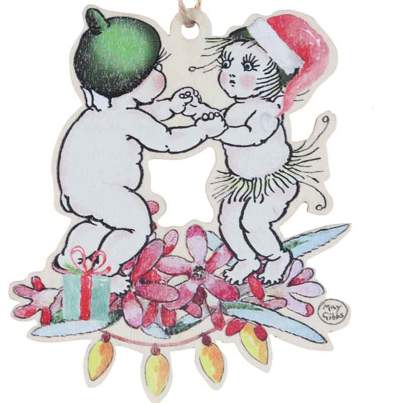 May Gibbs Christmas Ornament - Gumnut Babies Standing
