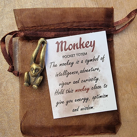 Monkey Pocket Totem - Intelligence & Adventure