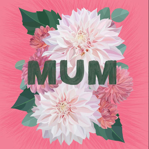 Flowers For Mum Greeting Card