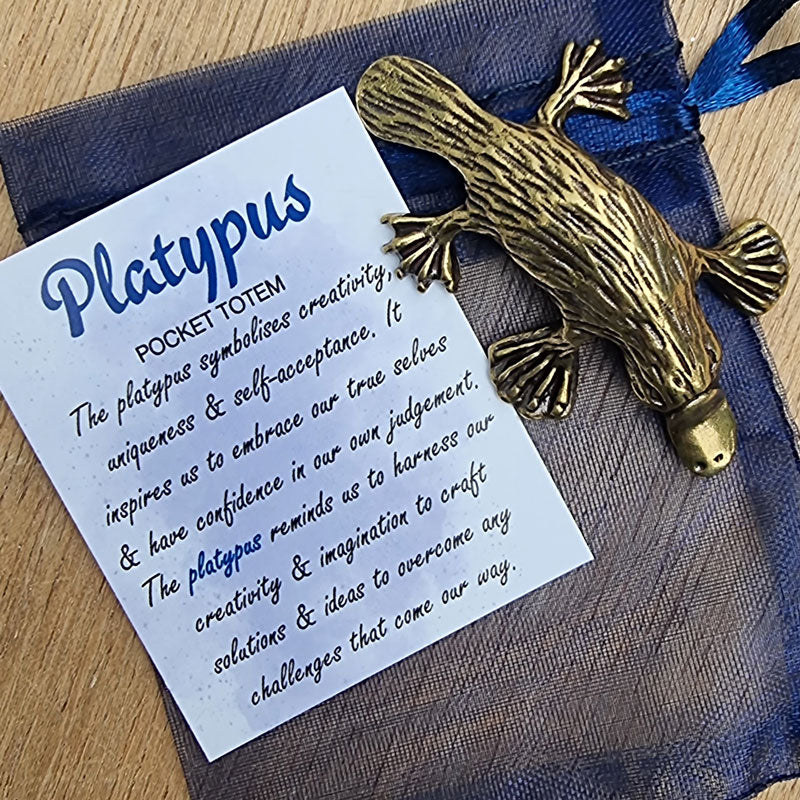 Platypus Pocket Totem - Uniqueness, Self Acceptance & Creativity