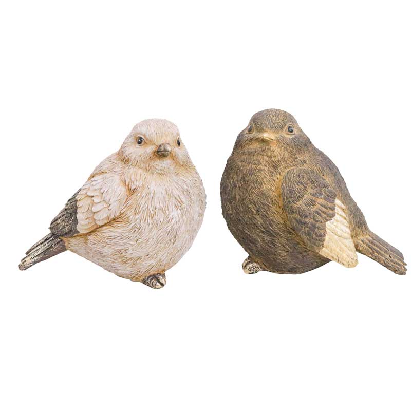 Set of 2 Birds - Rustic