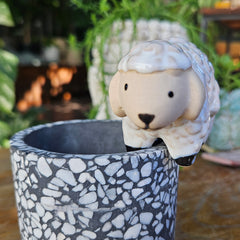 Sheep Ceramic Pot Hanger