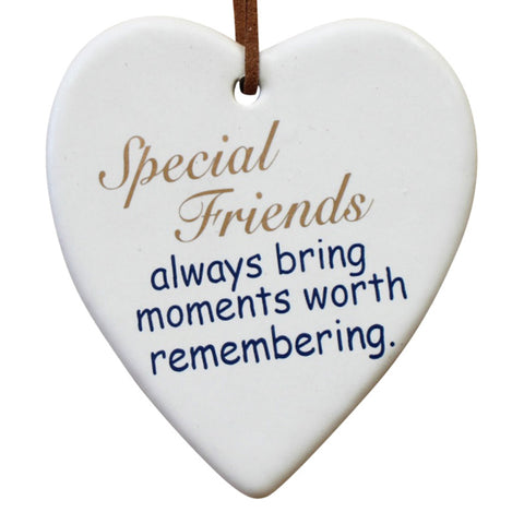 Special Friends Hanging Heart Ornament