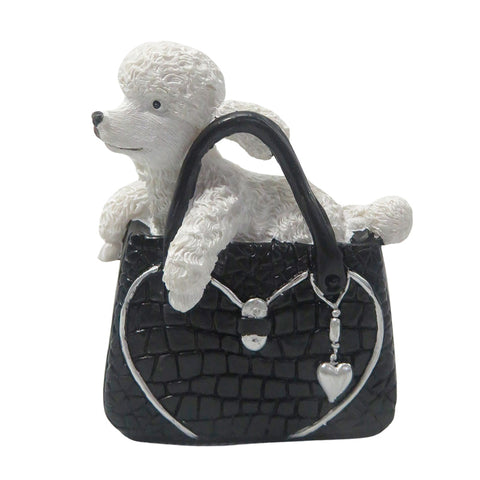 Tote-ally Poodle-icious Dog Figurine