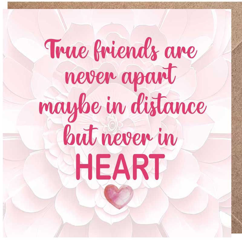 Lucy Loves Life Card - True Friends Are Never Apart