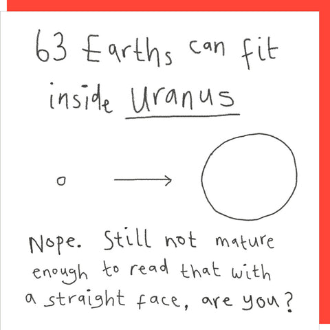 Rosie Made A Thing Card - Uranus