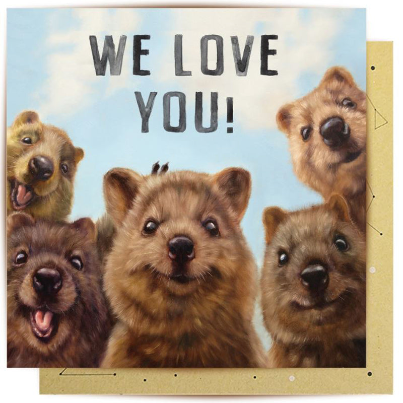 We Love You Quokkas Greeting Card