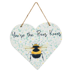 You're The Bees Knees Hanging Heart Ornament - Extra Large