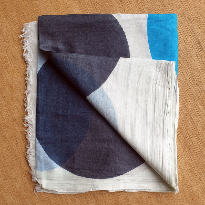 Circles Cotton Scarf - The Chic Nest