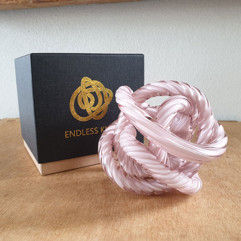 Endless Knot Blush Pink - The Chic Nest