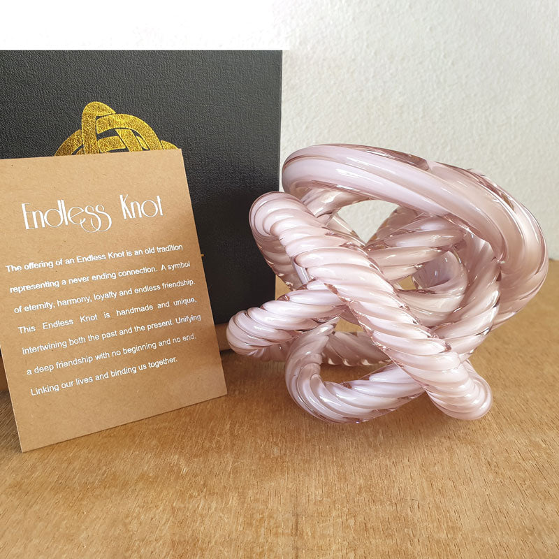 Endless Knot Blush Pink - The Chic Nest