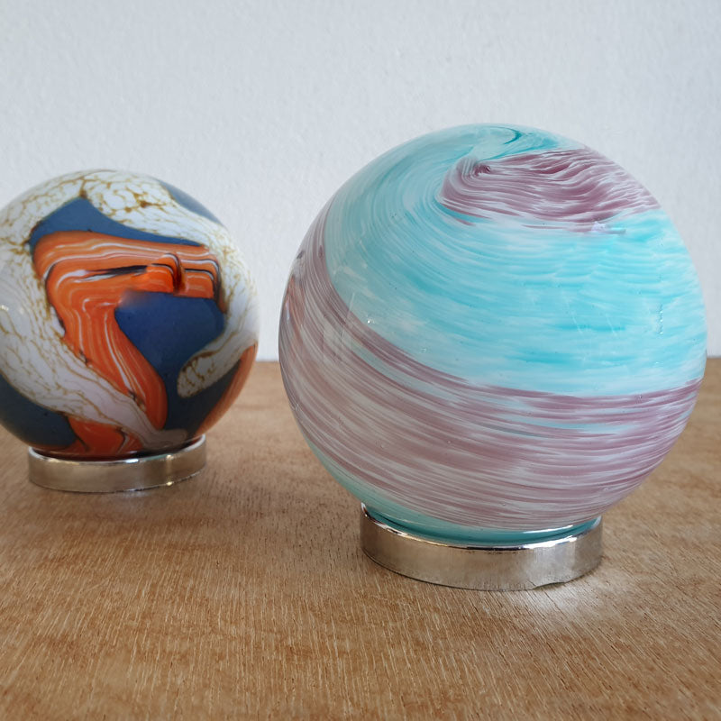 Friendship Ball Aqua and Aubergine - The Chic Nest