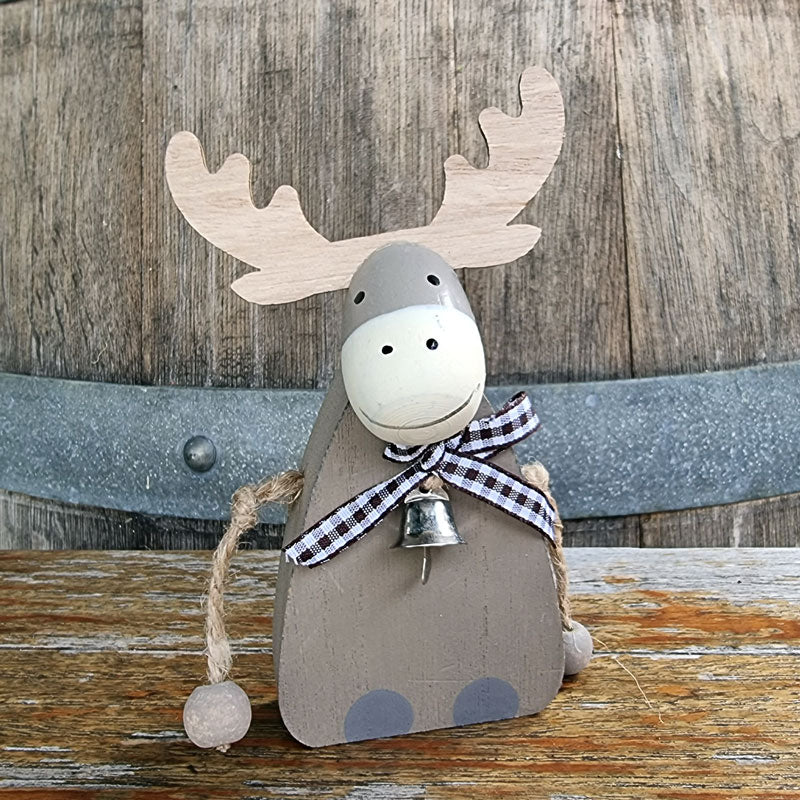 Christmas Deco Reindeer 12cm - Brown