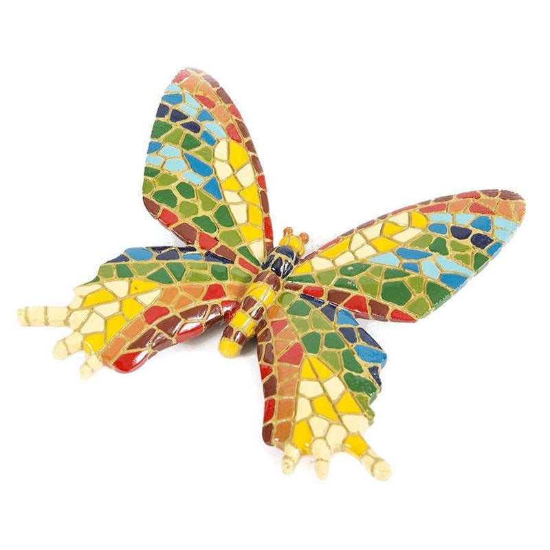 Mosaic Hanging Butterfly Ornament