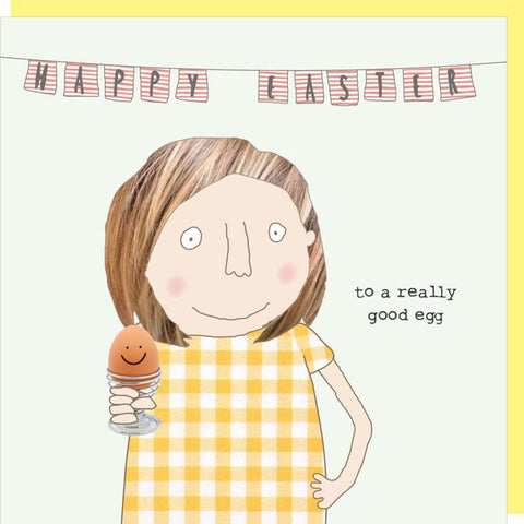 Rosie Made A Thing Easter Card - Happy Easter Good Egg