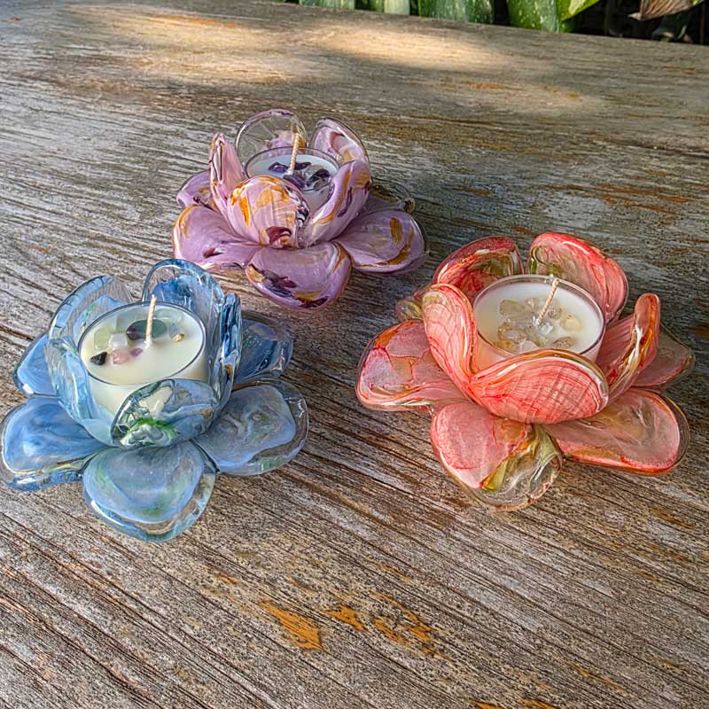 Glass Tealights and Crystal Tealight Candle Sets