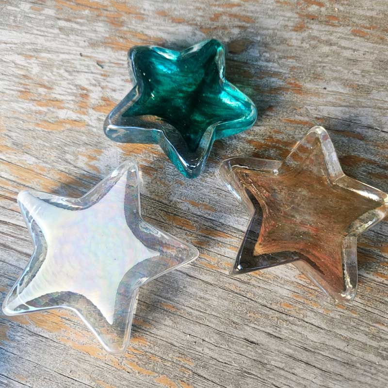 Glass Wishing Stars