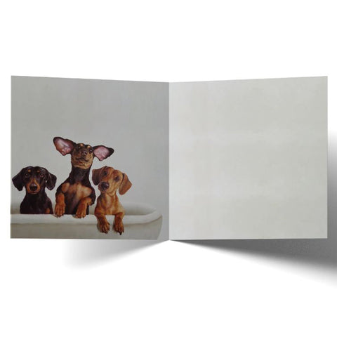 We Love You 3 Amigos Greeting Card