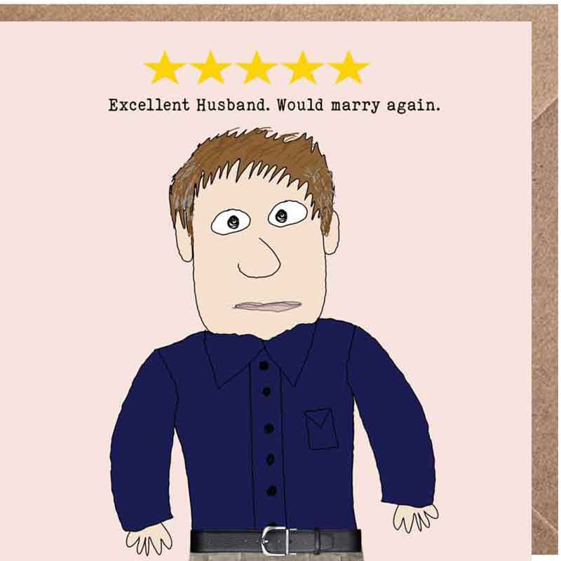 Lucy Loves Life Card - 5 Star Husband