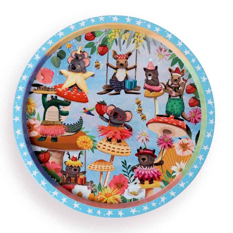 Aussie Celebrations Christmas Metal Tray