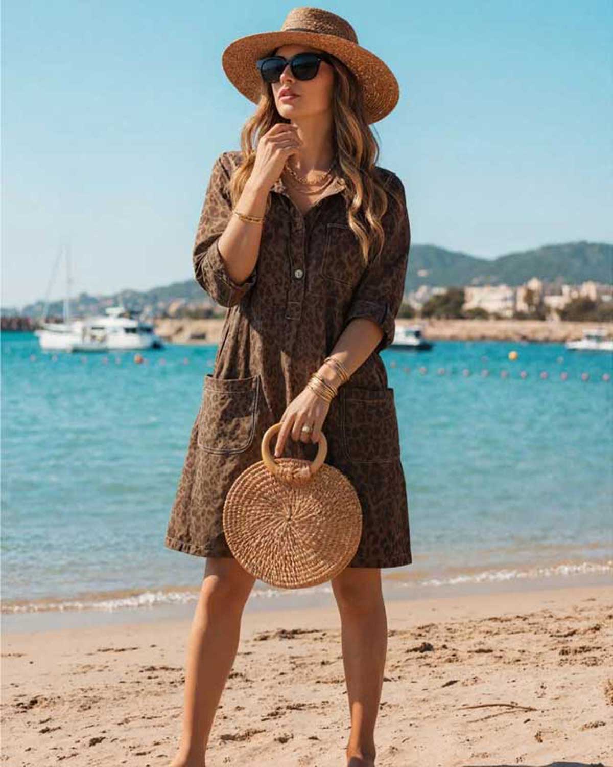 Sahara Shirt Dress – Chocolate