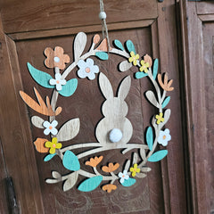 Colourful Easter Hanging Wreath