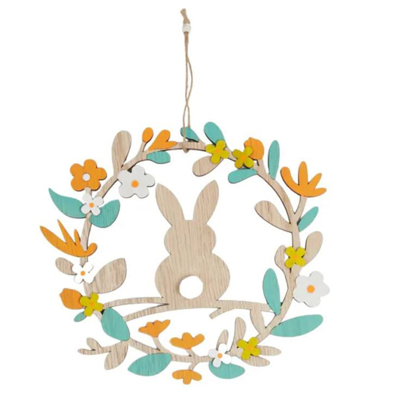 Colourful Easter Hanging Wreath