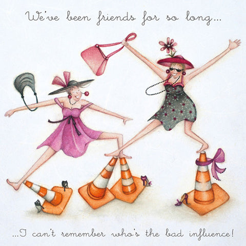 Friends For So Long Greeting Card -  Berni Parker Designs