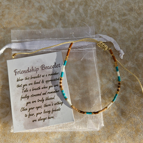 Friendship Bracelet - Aqua