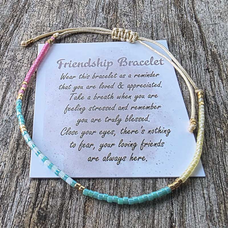 Friendship Bracelet Beaded - Gelato