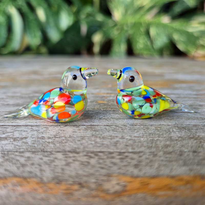 Friendship Doves (Glass) - Rainbow