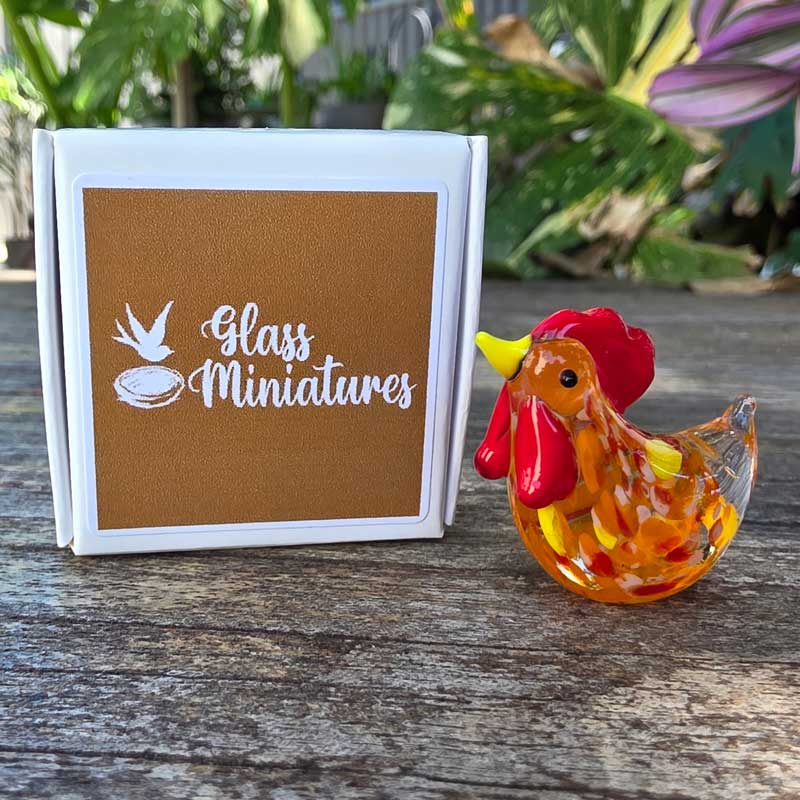 Glass Miniatures - Chicken