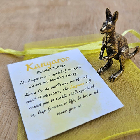 Kangaroo Pocket Totem - Courage, Energy & Resillience