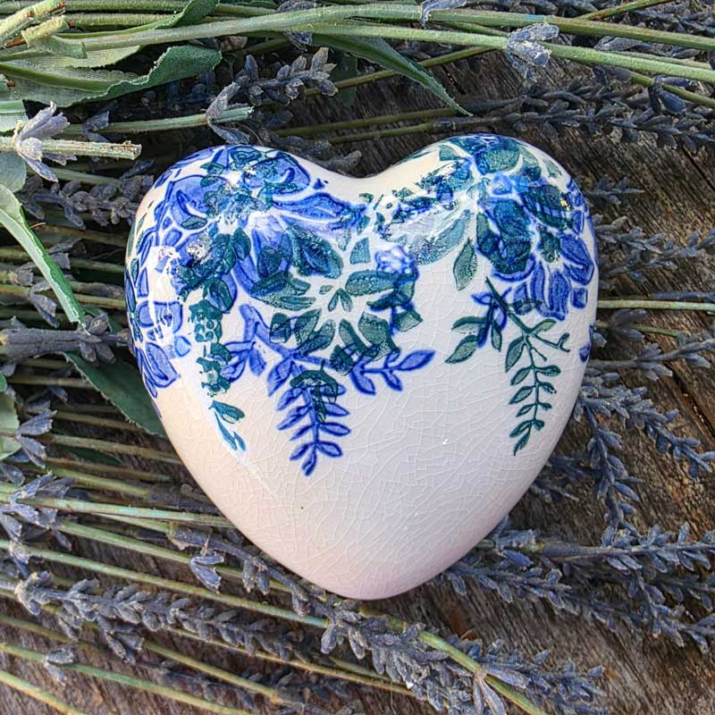 Lavender Ceramic Heart